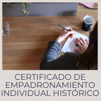 Certificado de empadronamiento individual histórico