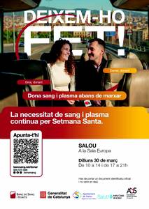 Campanya de donació de sang i plasma
