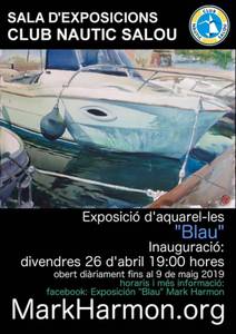 Exposició al Club Nàutic: Blau