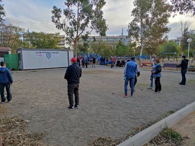 Fase prèvia de petanca al Campionat d'Espanya de Dupletes