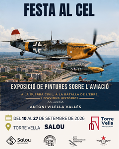 Inauguració de l'exposició de pintures sobre l'aviació