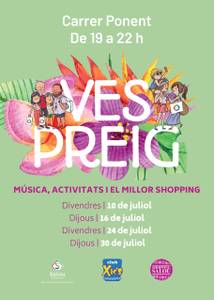 Vespreig al carrer Ponent