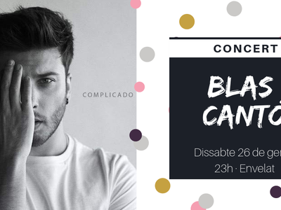 Blas Cantó, plat fort musical de demà dissabte a Salou de la Festa Major d’hivern