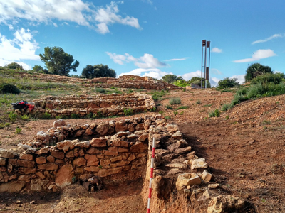 L’Ajuntament de Salou intervé d’emergència el sector nord-est del jaciment de La Cella a causa de les darreres pluges