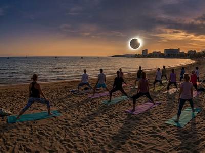 Salou oferirà el 12 d'agost l’eclipsi, ioga a la platja i el concert de Merche