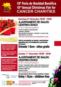 El Grup Freesia organitza, demà diumenge, la 18a edició de la Fira de Nadal Benèfica per la lluita contra el càncer a Salou