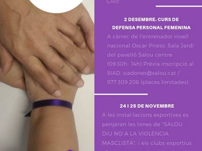 Salou se suma als actes del 25N per rebutjar la violència contra les dones
