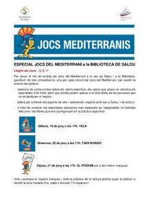 Els més petits tindran el seu propi pòdium dels Jocs del Mediterrani a la Biblioteca Municipal de Salou
