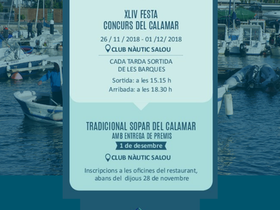 Dilluns arrenca una nova edició de la Festa del Calamar a les aigües de Salou