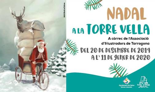 El Nadal arriba a la Torre Vella de Salou de la mà de l’Associació d’Il·lustradors de Tarragona