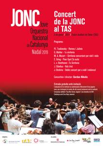 La Jove Orquestra Nacional de Catalunya (JONC) oferirà un concert a Salou a favor de la campanya ‘Cap Nen Sense Joguina’