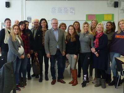 L’alcalde visita el Centre Atenea de formació permanent a Salou
