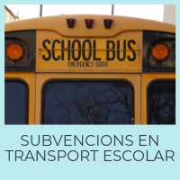 Subvencions en transport escolar