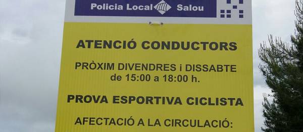 Afectacions de trànsit a la zona de Cap Salou per la Copa d’Espanya de ciclisme de Policies i Bombers