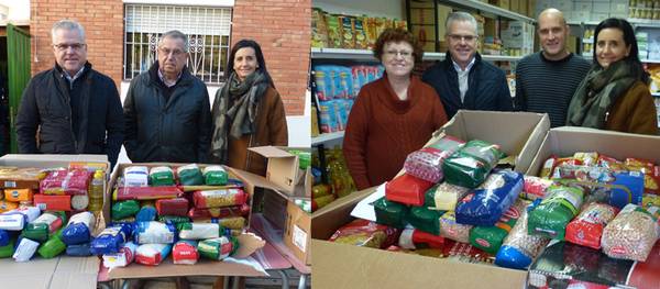Cáritas i Eluzai reben més de 350Kg d’aliments solidaris obtinguts en el dia solidari del Parc Infantil de Nadal