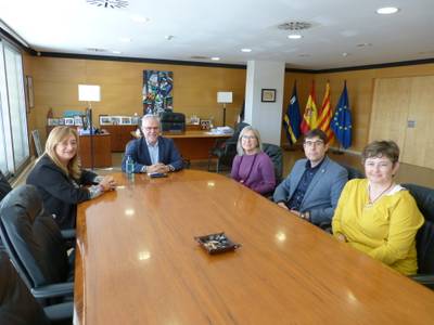 L’alcalde Pere Granados rep el nou director del Centre d’Alta Resolució (CAR) de Salou, el doctor Jesús Vizcaíno Marín