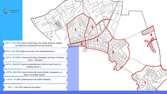 Salou inicia el pla de renovació i millora de la ciutat a set zones del municipi a principis de març