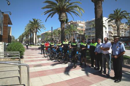 La Policia de Platja renova l’equipament aquesta temporada d’estiu amb sis bicicletes