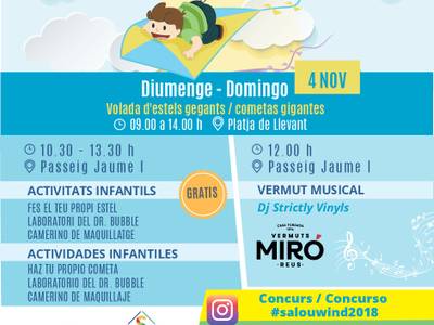 La capital de la Costa Daurada celebra aquest diumenge la primera edició del Salou Wind 2018