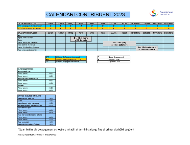 calendari contribuent 2023