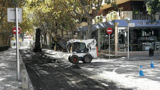S’inicien les obres de reparació del paviment de diversos vials del municipi