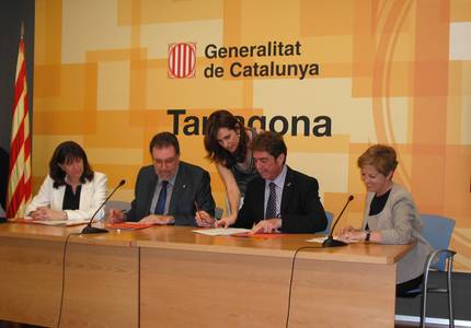 Acció Social de Salou signa el Contracte Programa 2012-15, amb el Departament de Benestar Social i Família de la Generalitat
