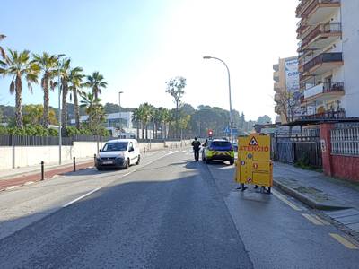 Afectacions al trànsit per les obres de remodelació de la rotonda a l’avinguda Carles Buïgas