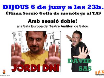 Aquest dijous sessió doble de monòlegs del TAS