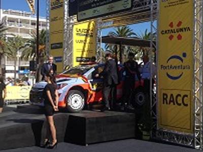 Cerimònia oficial de sortida del RallyRACC 2014 al passeig de Jaume I de Salou