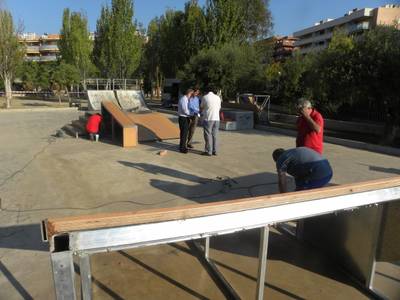 Comencen els treballs d’instal·lació del Skatepark de Salou