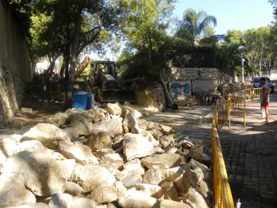 Comencen les obres de connexió dels carrers Punta Roja i Baró de la Tournelle