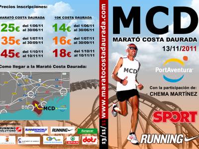 Darrer canvi de preus en els dorsals de la Marató Costa Daurada