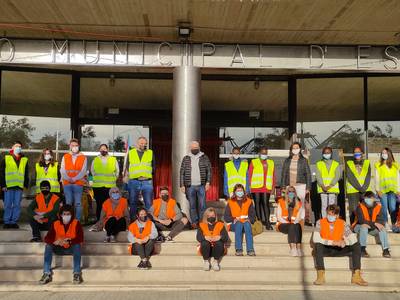 Dotze monitors/es i vint voluntaris/àries vetllen per la bona marxa del Parc Infantil de Nadal de Salou