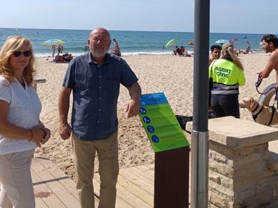 El 85% dels usuaris de la zona familiar amb gossos a la platja de Ponent, satisfets amb la ‘bona convivència’