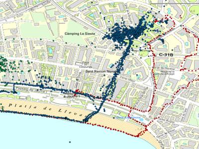 El Parc Científic de Turisme analitza la mobilitat dels turistes allotjats en hotels a Salou, Cambrils i la Pineda
