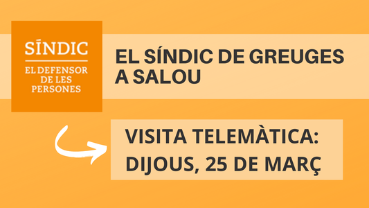 El Síndic de Greuges atendrà, de forma telemàtica, la ciutadania de Salou, aquest dijous, 25 de març