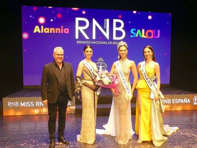 Elizabeth Laker de Tenerife es corona, a Salou, com Miss RNB Espanya