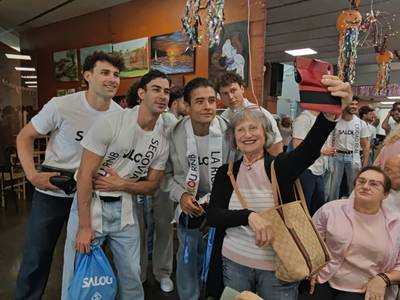 📷 Els candidats a Míster RNB España comparteixen els seus projectes socials amb la gent gran de Salou