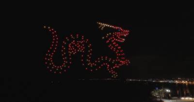 Els drons tornaran a la Festa al Cel amb una nova coreografia sobre el litoral de Salou