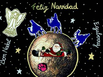 Es lliuren els premis del concurs de postals de Nadal de l’Associació basca Txoko Lagun Artea