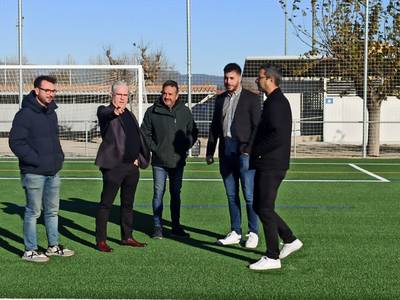 Finalitzades les obres de rehabilitació dels camps de futbol de l'Estadi de Salou després de les riuades de setembre