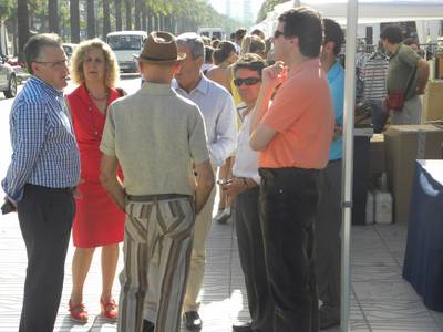 Gran acollida i interès per la Fira Fora Stock en el dia de la inauguració