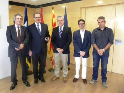 Homenatge a Lluís Via pels 25 anys de servei a l’Administració
