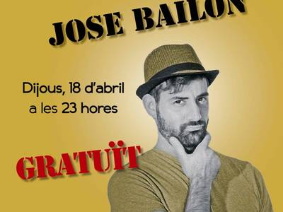 L’actor, monologuista i humorista barceloní José Bailón puja a l’escenari del TAS