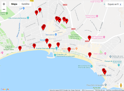 L’Ajuntament de Salou amplia la xarxa de punts wifi en instal·lacions municipals