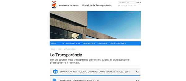 L’Ajuntament de Salou posa en marxa el nou portal de Transparència