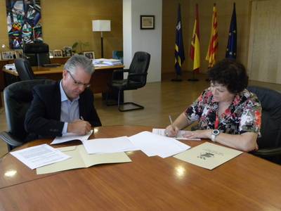L’Ajuntament de Salou signa amb l’associació d’assistència Eluzai un conveni de col·laboració