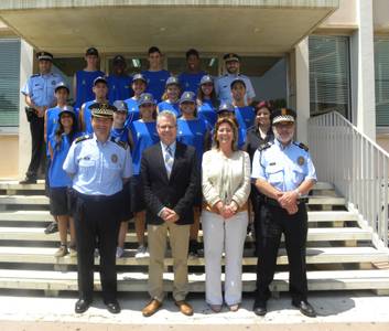 L’alcalde de Salou clausura la formació dels voluntaris a la Patrulla Jove