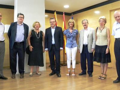L’alcalde de Salou rep el Jurat dels Premis de Recerca Pictòrica Jose Luis Rubio Saez