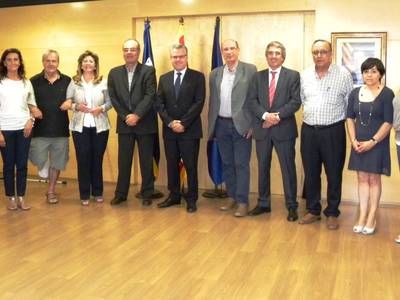 L’alcalde de Salou rep el nou comitè local de CDC Salou